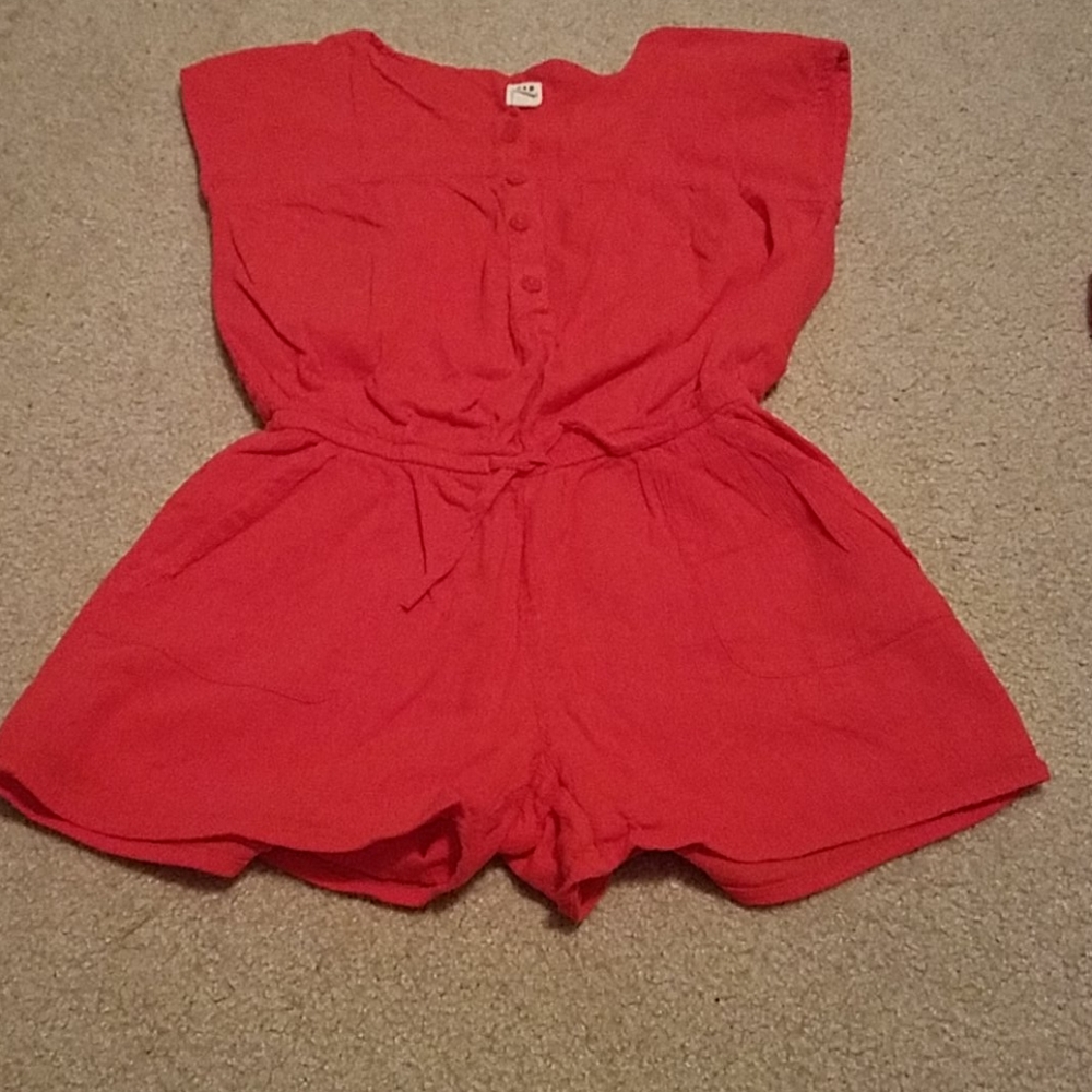 GAP Kids romper, lightweight button front